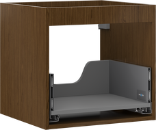 Mexen Box-A spintelės korpusas po kriaukle 50 cm, 1 stalčius, riešutas - 91AX0-0500-470-1-86