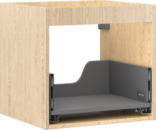 Mexen Box-A spintelės po praustuvu korpusas 50 cm, 1 stalčius, ąžuolas - 91AX0-0500-470-1-81