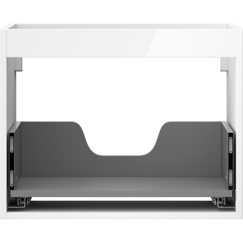 Mexen Box-A korpus kriauklės spintelės 60 cm, 1 stalčius, baltas blizgesys - 91AX0-0600-470-1-00