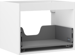 Mexen Box-A spintelės korpusas po praustuvu 60 cm, 1 stalčius, baltas matinis - 91AX0-0600-470-1-01