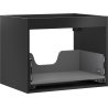 Mexen Box-A spintelės korpus po praustuvu 60 cm, 1 stalčius, juodas matinis - 91AX0-0600-470-1-71