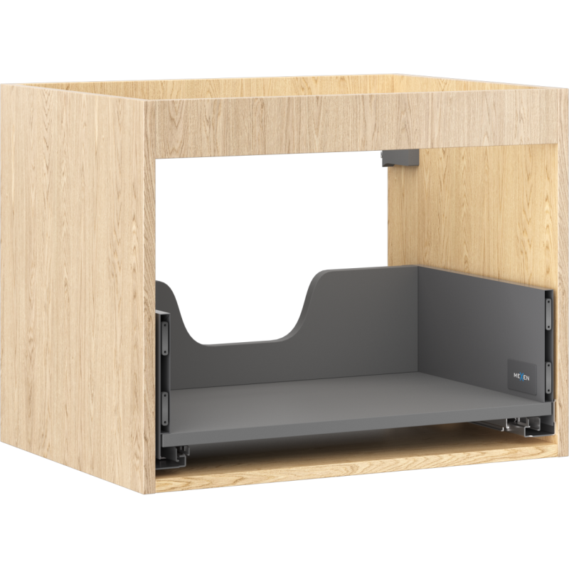 Mexen Box-A spintelės po praustuvu korpusas 60 cm, 1 stalčius, ąžuolas - 91AX0-0600-470-1-81