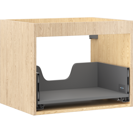 Mexen Box-A spintelės po praustuvu korpusas 60 cm, 1 stalčius, ąžuolas - 91AX0-0600-470-1-81