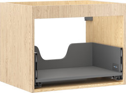 Mexen Box-A spintelės po praustuvu korpusas 60 cm, 1 stalčius, ąžuolas - 91AX0-0600-470-1-81