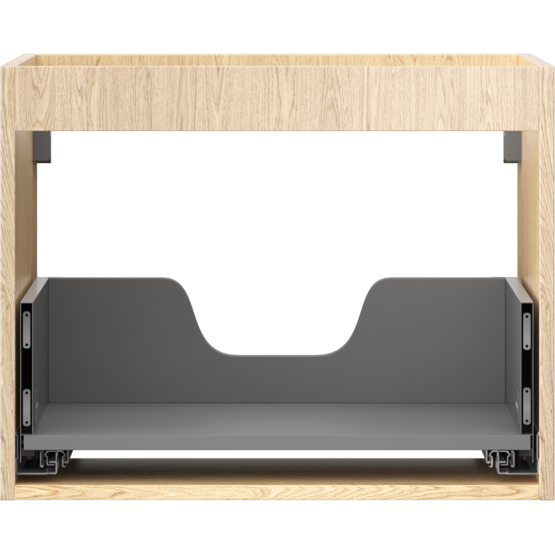 Mexen Box-A spintelės po praustuvu korpusas 60 cm, 1 stalčius, ąžuolas - 91AX0-0600-470-1-81