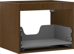 Mexen Box-A spintelės korpusas po praustuvu 60 cm, 1 stalčius, riešutas - 91AX0-0600-470-1-86