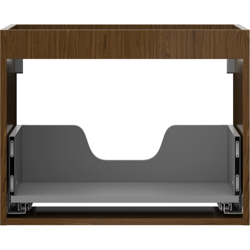 Mexen Box-A spintelės korpusas po praustuvu 60 cm, 1 stalčius, riešutas - 91AX0-0600-470-1-86