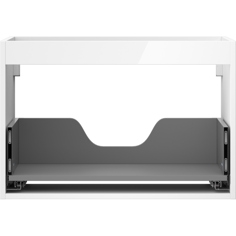 Mexen Box-A praustuvo spintelės korpusas 70 cm, 1 stalčius, baltas blizgus - 91AX0-0700-470-1-00