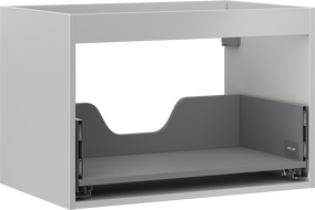 Mexen Box-A praustuvo spintelės korpusas 70 cm, 1 stalčius, pilkas matinė - 91AX0-0700-470-1-62