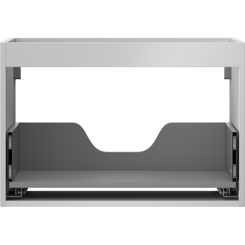 Mexen Box-A spintelės korpusas po praustuvu 70 cm, 1 stalčius, pilkas matinis - 91AX0-0700-470-1-62