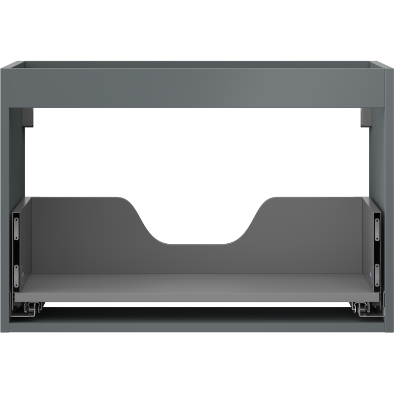 Mexen Box-A praustuvo spintelės korpusas 70 cm, 1 stalčius, matinė grafito spalva - 91AX0-0700-470-1-66