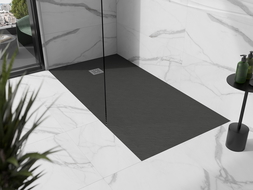 Mexen Stone+ Kompozitinis stačiakampis dušo padėklas 200 x 100 cm, antracitas - 44711020