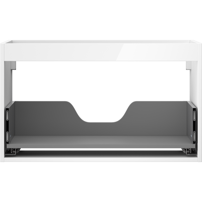 Mexen Box-A spintelės korpusas po praustuvu 80 cm, 1 stalčius, blizgi balta - 91AX0-0800-470-1-00