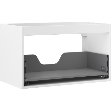 Mexen Box-A korpus praustuvo spintelės 80 cm, 1 stalčius, baltas matinis - 91AX0-0800-470-1-01