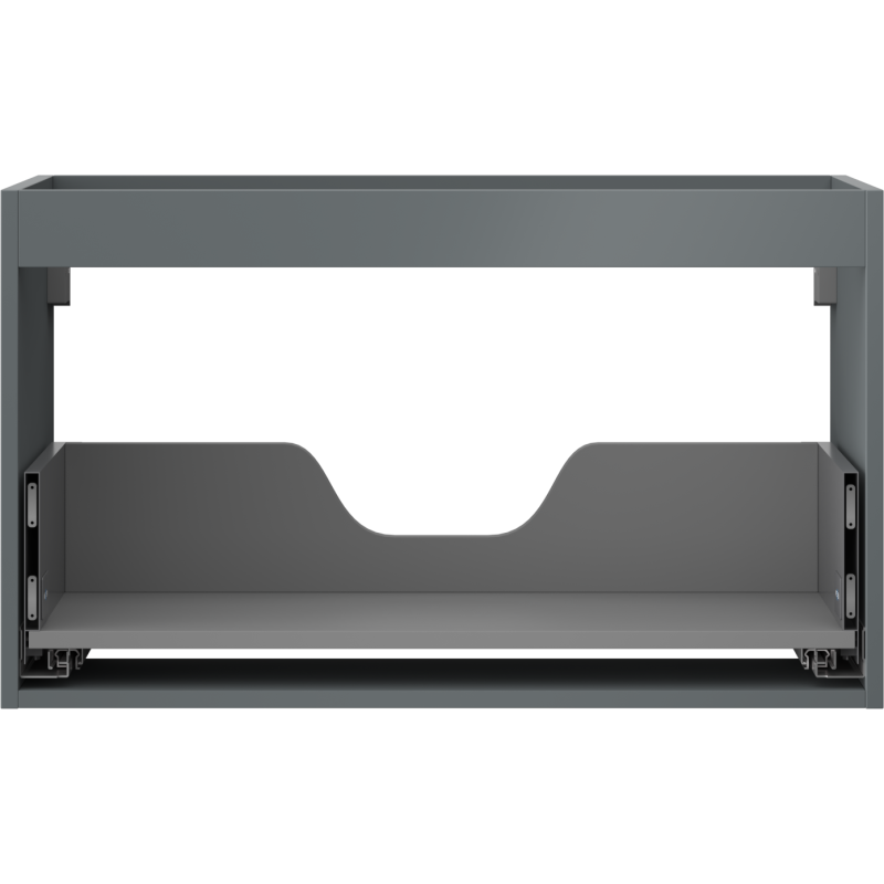 Mexen Box-A 80 cm vonios spintelės korpusas, 1 stalčius, matinė grafika - 91AX0-0800-470-1-66