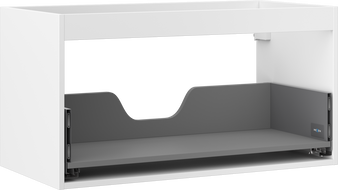 Mexen Box-A spintelei po kriaukle 90 cm korpusas, 1 stalčius, baltas matinis - 91AX0-0900-470-1-01