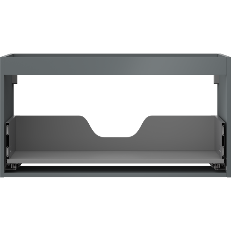 Mexen Box-A korpuso praustuvo spintelė 90 cm, 1 stalčius, matinė grafito - 91AX0-0900-470-1-66