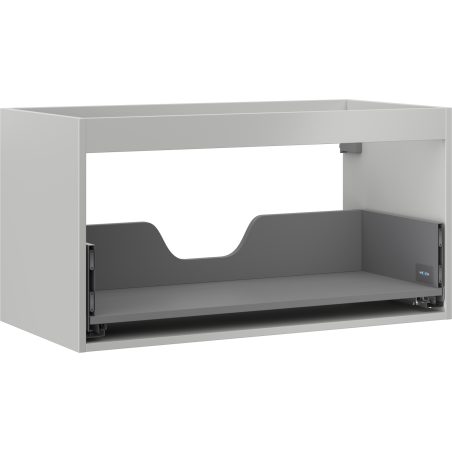 Mexen Box-A korpus po kriaukle 90 cm, 1 stalčius, pilka matinė - 91AX0-0900-470-1-62