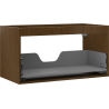 Mexen Box-A korpuso praustuvaspintelė 90 cm, 1 stalčius, riešutas - 91AX0-0900-470-1-86