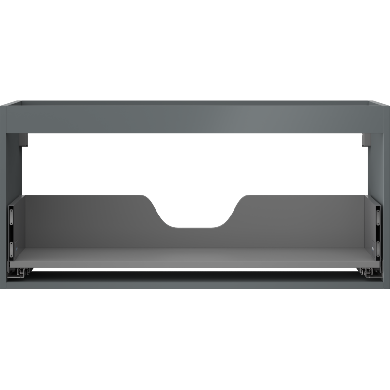 Mexen Box-A spintelės korpusas po praustuvu 100 cm, 1 stalčius, grafitas matinis - 91AX0-1000-470-1-66