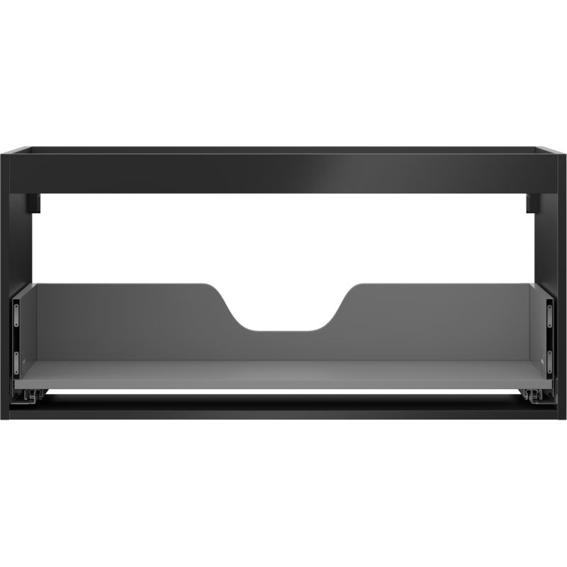 Mexen Box-A praustuvas spintelės korpusas 100 cm, 1 stalčius, juodas matinis - 91AX0-1000-470-1-71
