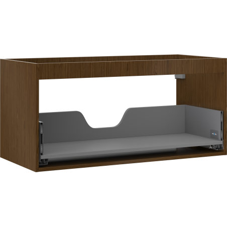 Mexen Box-A spintelės korpusas po praustuvu 100 cm, 1 stalčius, riešutas - 91AX0-1000-470-1-86