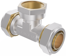 Mexen PEX-S suspaudžiamas trišakis PEX 25 x 3/4 vid. sr. x 25 - W97232-2534F25-00