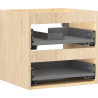Mexen Box-A korpus spintelės po praustuvu 50 cm, 2 stalčiai, ąžuolas - 91AX0-0500-470-2-81