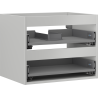 Mexen Box-A praustuvo spintelės rėmas 60 cm, 2 stalčiai, pilka matinė - 91AX0-0600-470-2-62