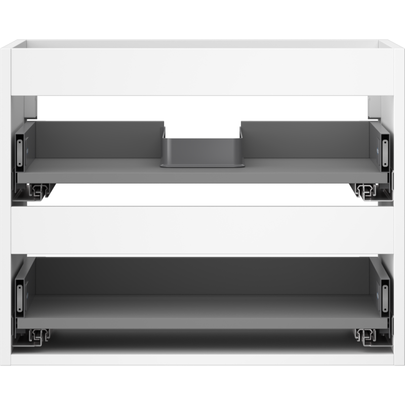 Mexen Box-A spintelės korpusas po praustuvu 60 cm, 2 stalčiai, baltas matinis - 91AX0-0600-470-2-01