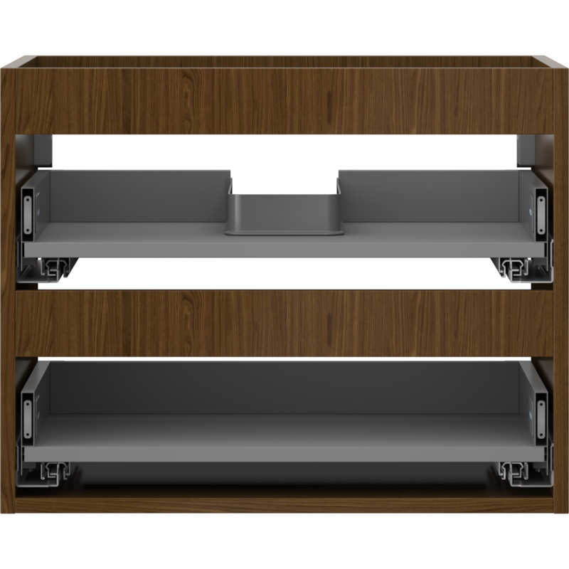 Mexen Box-A spintelės korpusas po praustuvu 60 cm, 2 stalčiai, riešutas - 91AX0-0600-470-2-86