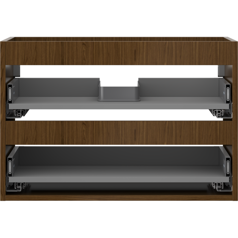 Mexen Box-A spintelės korpusas po praustuvu 70 cm, 2 stalčiai, riešutas - 91AX0-0700-470-2-86