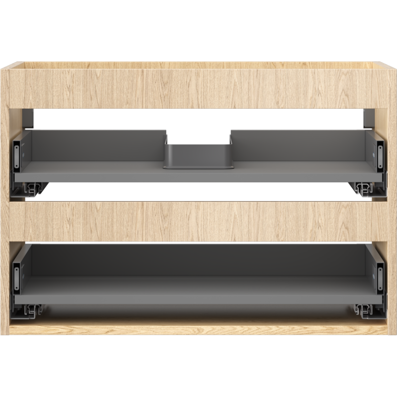 Mexen Box-A korpus praustuvo spintelei 70 cm, 2 stalčiai, ąžuolas - 91AX0-0700-470-2-81