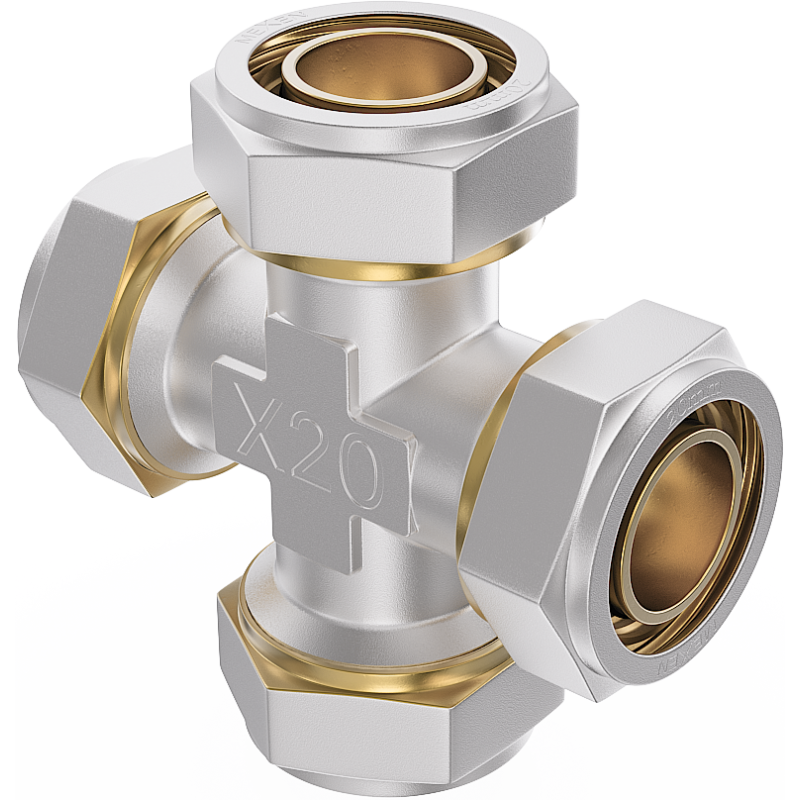 Mexen PEX-S suspaustas PEX keturiomatis 16 x 16 x 16 x 16 - W97237-161616-00