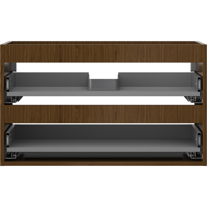 Mexen Box-A spintelės korpusas po praustuvu 80 cm, 2 stalčiai, riešutas - 91AX0-0800-470-2-86