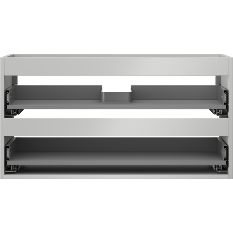 Mexen Box-A spintelės korpusas po praustuvu 90 cm, 2 stalčiai, pilkas matinis - 91AX0-0900-470-2-62