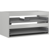 Mexen Box-A spintelės korpusas po praustuvu 90 cm, 2 stalčiai, pilkas matinis - 91AX0-0900-470-2-62