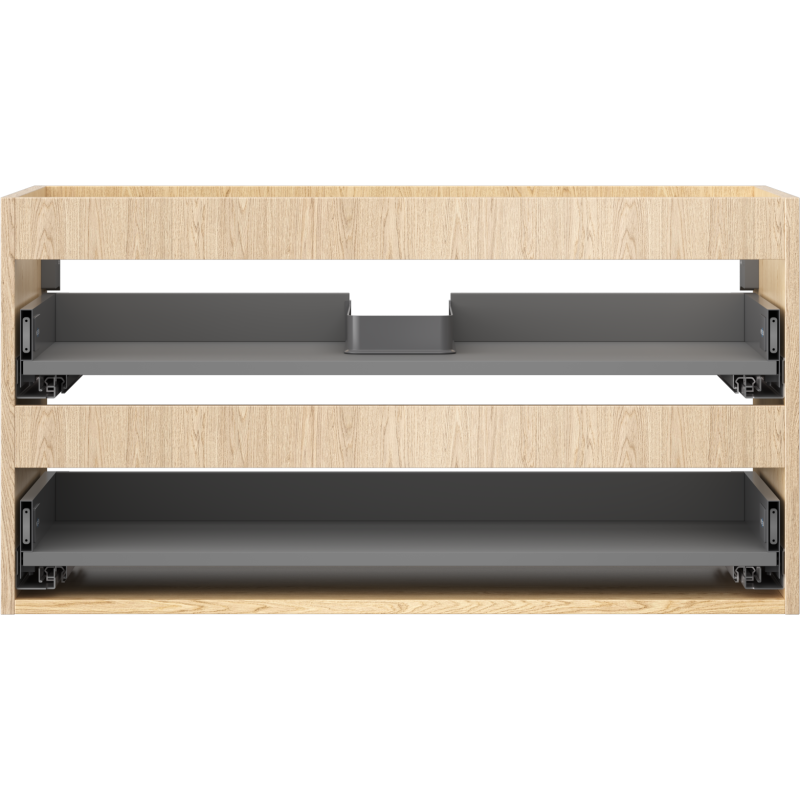 Mexen Box-A spintelės rėmas po praustuvu 90 cm, 2 stalčiai, ąžuolas - 91AX0-0900-470-2-81