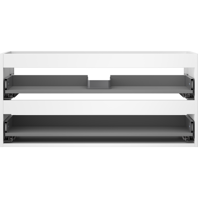 Mexen Box-A spintelės korpusas po praustuvu 100 cm, 2 stalčiai, baltas matinis - 91AX0-1000-470-2-01