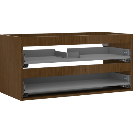 Mexen Box-A korpus praustuvo spintelės 100 cm, 2 stalčiai, riešutas - 91AX0-1000-470-2-86