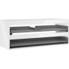 Mexen Box-A spintelės po praustuvu korpusas 120 cm, 2 stalčiai, balta blizgi - 91AX0-1200-470-2-00