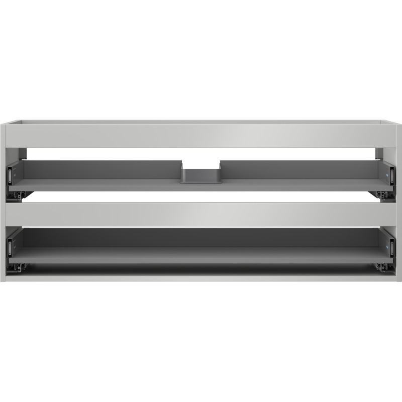 Mexen Box-A vonios spintelės korpusas 120 cm, 2 stalčiai, pilka matinė - 91AX0-1200-470-2-62