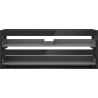Mexen Box-A korpus praustuvo spintelės 120 cm, 2 stalčiai, juodas blizgus - 91AX0-1200-470-2-70