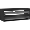 Mexen Box-A spintelės po praustuvu korpusas 120 cm, 2 stalčiai, juodas matinis - 91AX0-1200-470-2-71