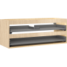 Mexen Box-A spintelės po praustuvu korpusas 120 cm, 2 stalčiai, ąžuolas - 91AX0-1200-470-2-81