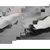 Mexen Lira laisvai pastatoma vonia 170 x 80 cm, balta/juoda, kaboninė varinė perpylimas - 52831708075-65