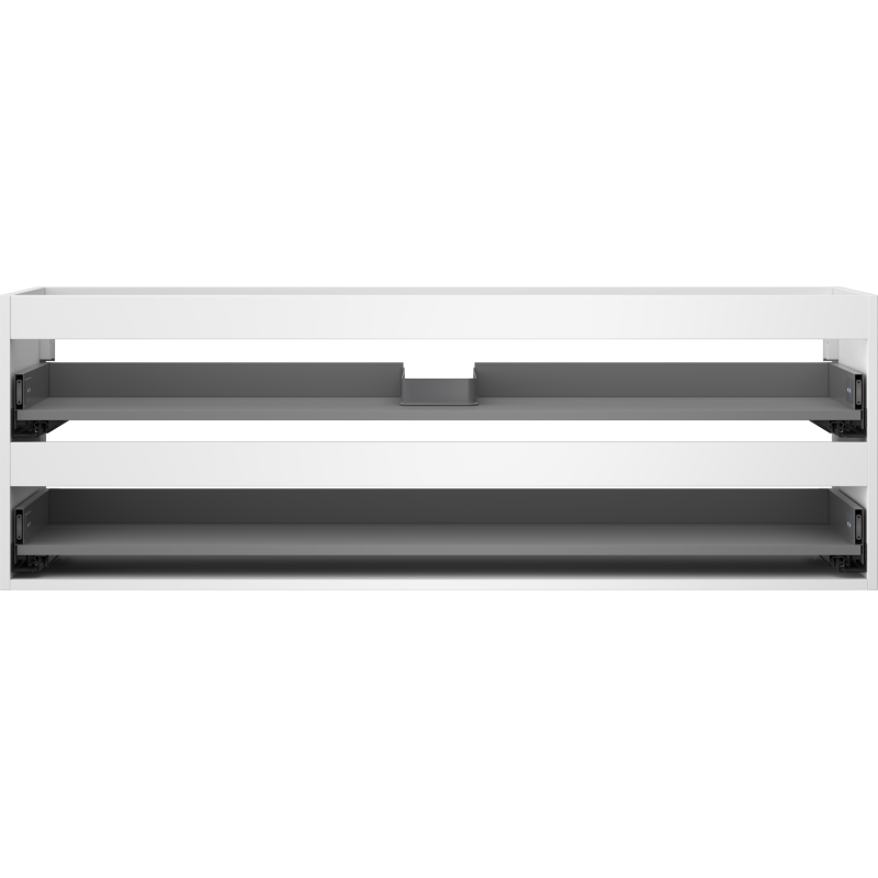 Mexen Box-A kriauklės spintelės korpusas 140 cm, 2 stalčiai, baltas matinis - 91AX0-1400-470-2-01