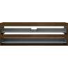 Mexen Box-A spintelės korpusas po praustuvu 140 cm, 2 stalčiai, riešutas - 91AX0-1400-470-2-86