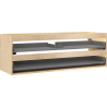 Mexen Box-A spintelės korpusas po praustuvu 140 cm, 2 stalčiai, ąžuolas - 91AX0-1400-470-2-81