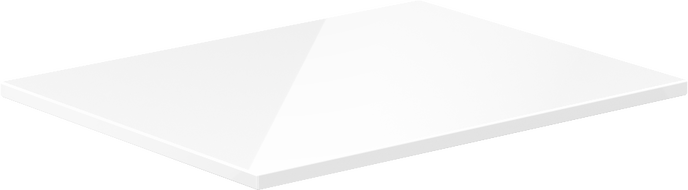 Mexen Uni stalviršis spintelėms 50 cm, baltas blizgus - 91AXX-0504-464-18-00